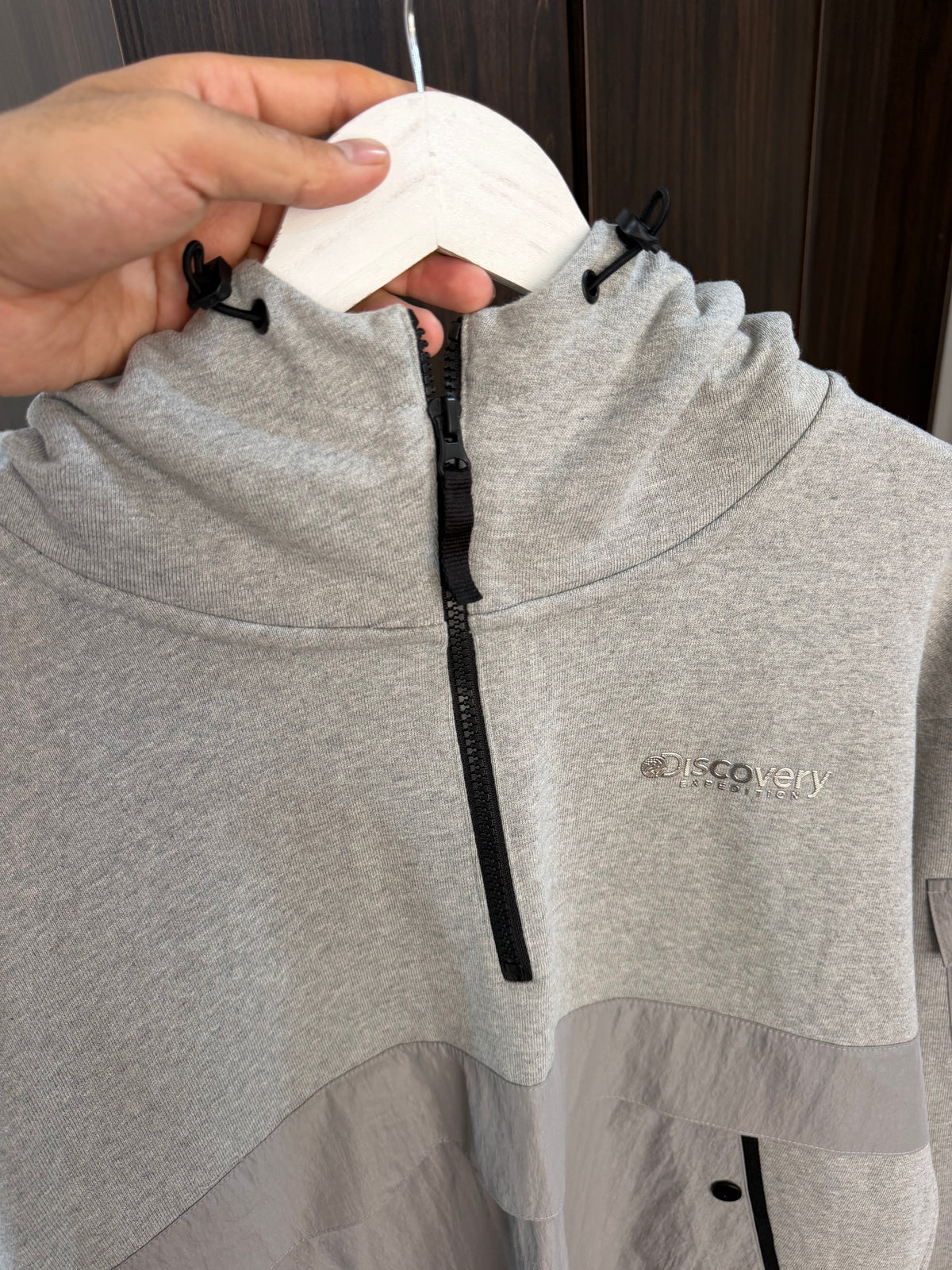 Discovery grey hoodie