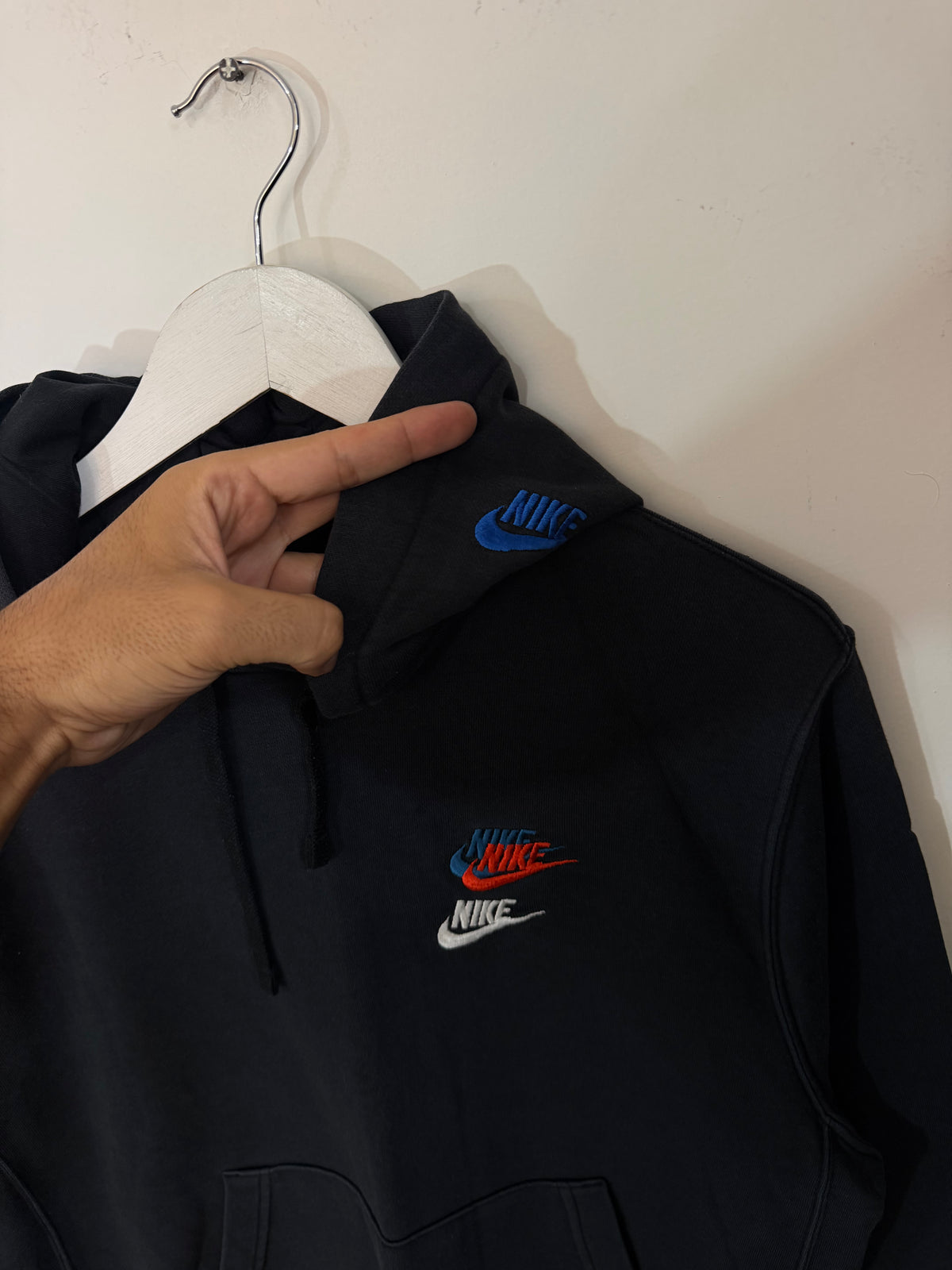 Nike multi logo hoodie