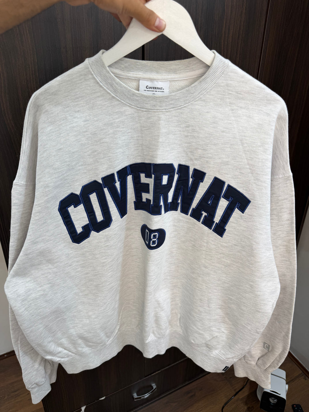 Covernat embroidered heavyweight sweatshirt