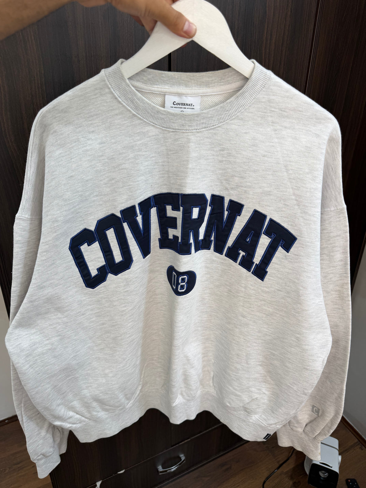 Covernat embroidered heavyweight sweatshirt