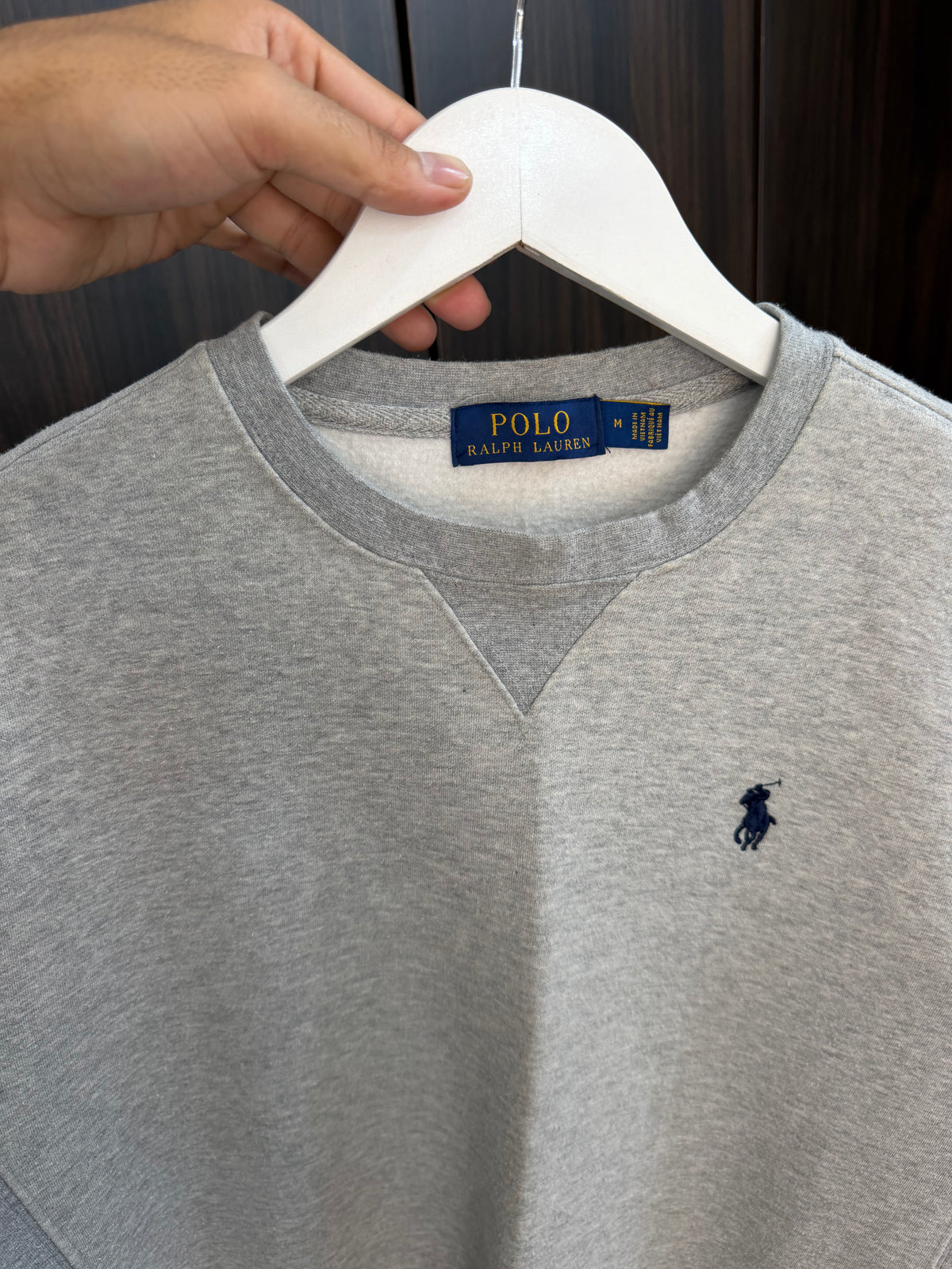 Ralph lauren grey sweatshirt
