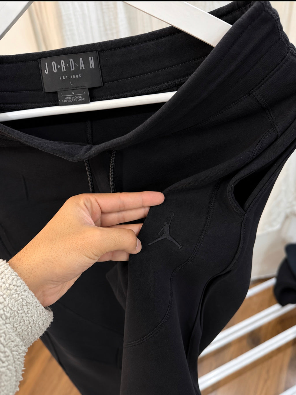 Jordan black sweatpant