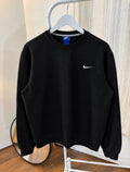 Nike black swoosh sweatshirt