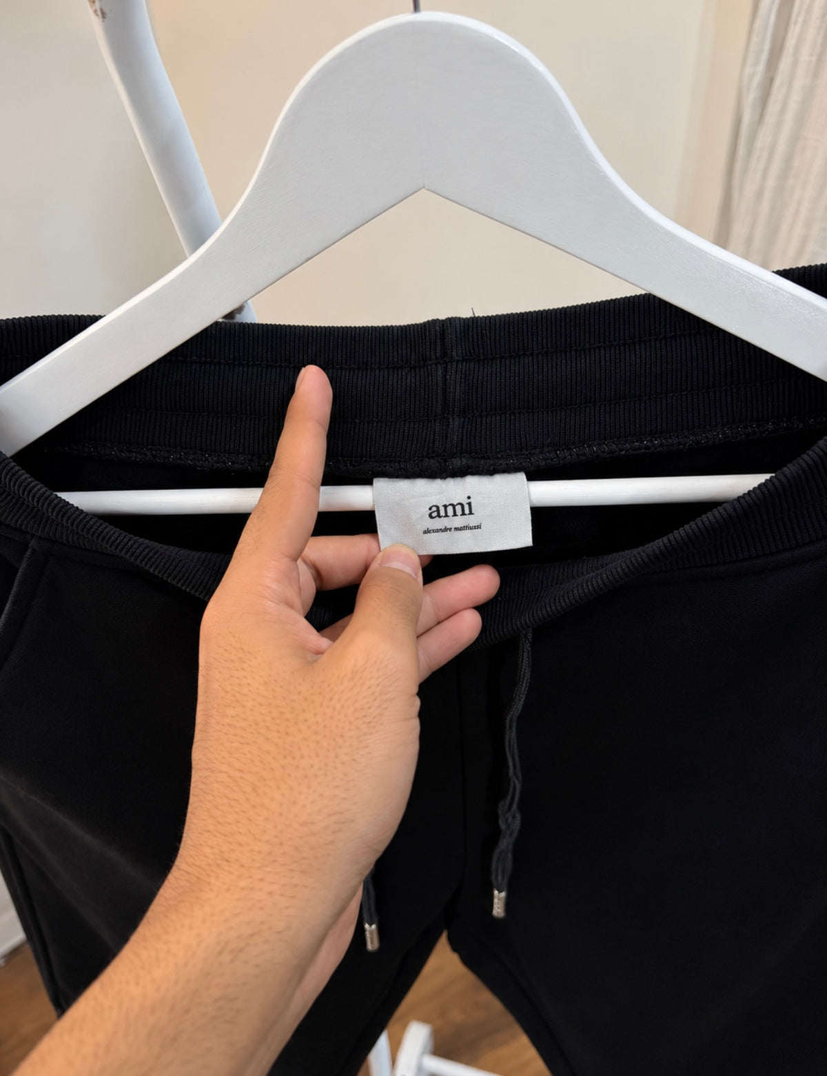 Ami black sweatpant