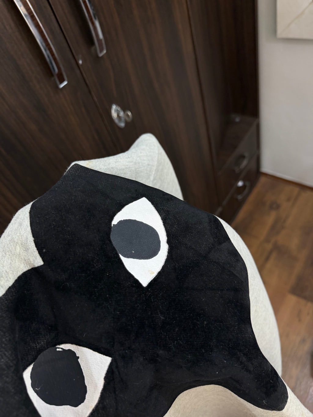 Cdg play grey sweatshirt