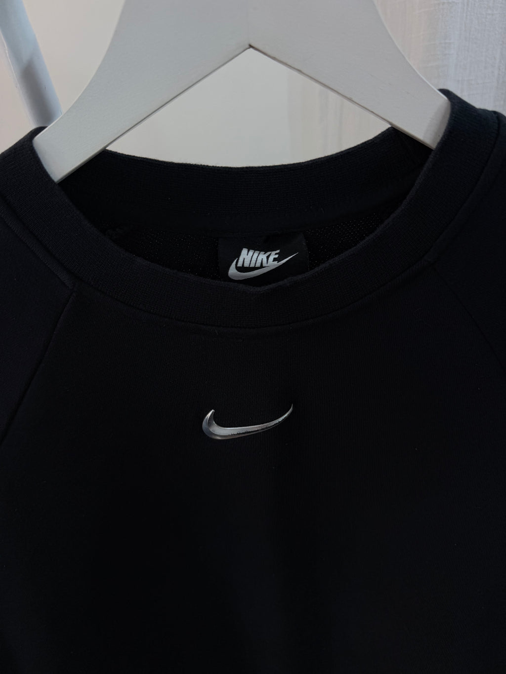 Nike mid swoosh black sweatshirt