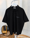Essentails black polo tee