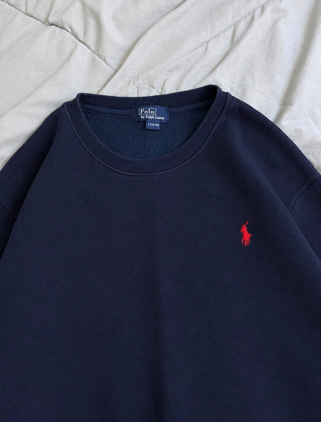 Ralph lauren blue sweatshirt