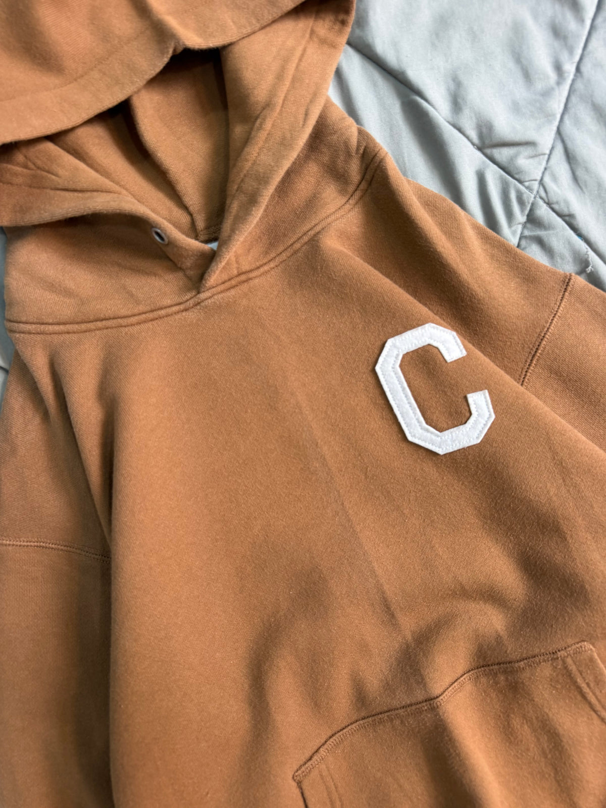 Covernat thick brown hoodie