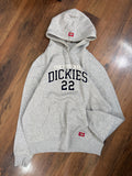 Dickies grey velvet print hoodie