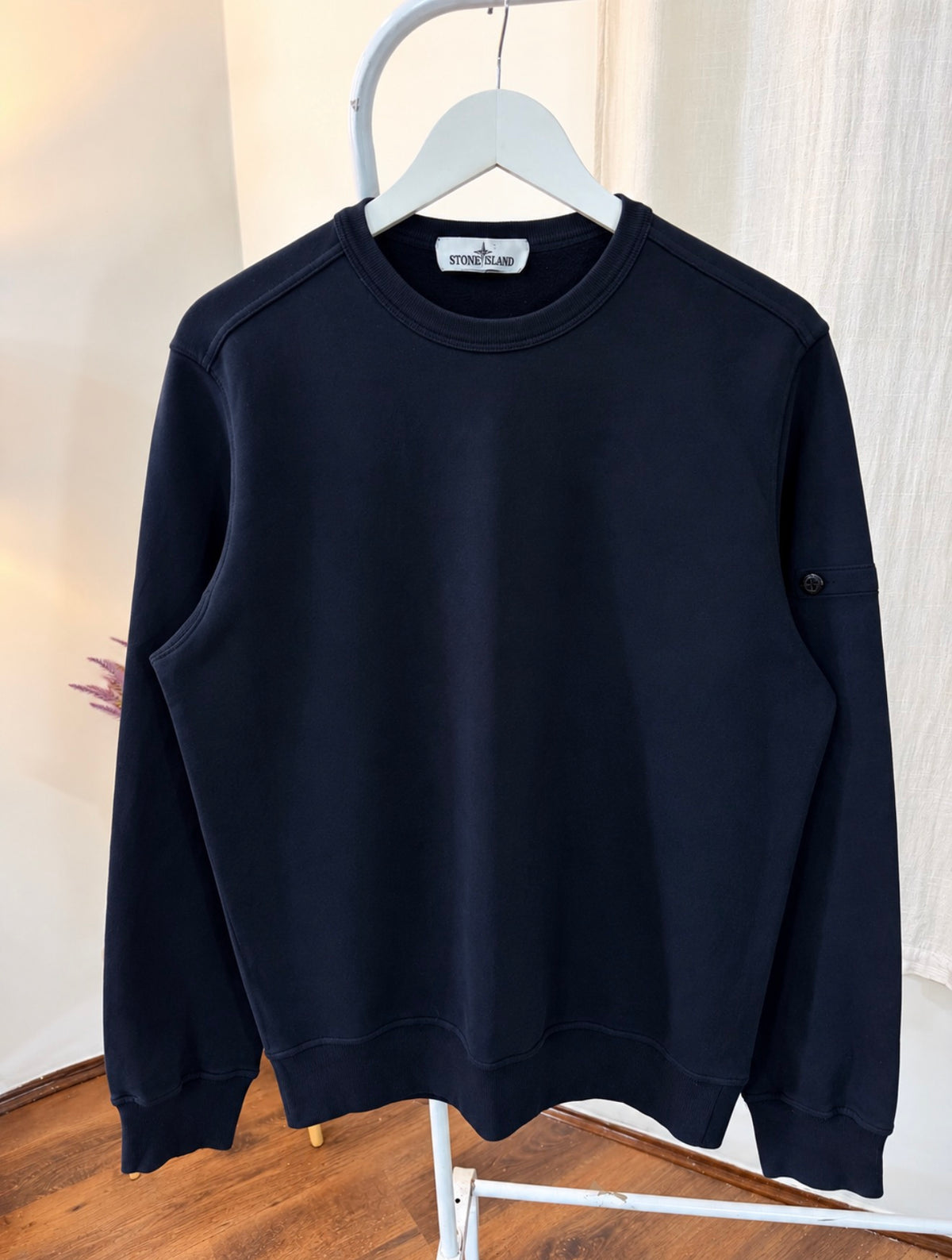 Stone island blue sweatshirt