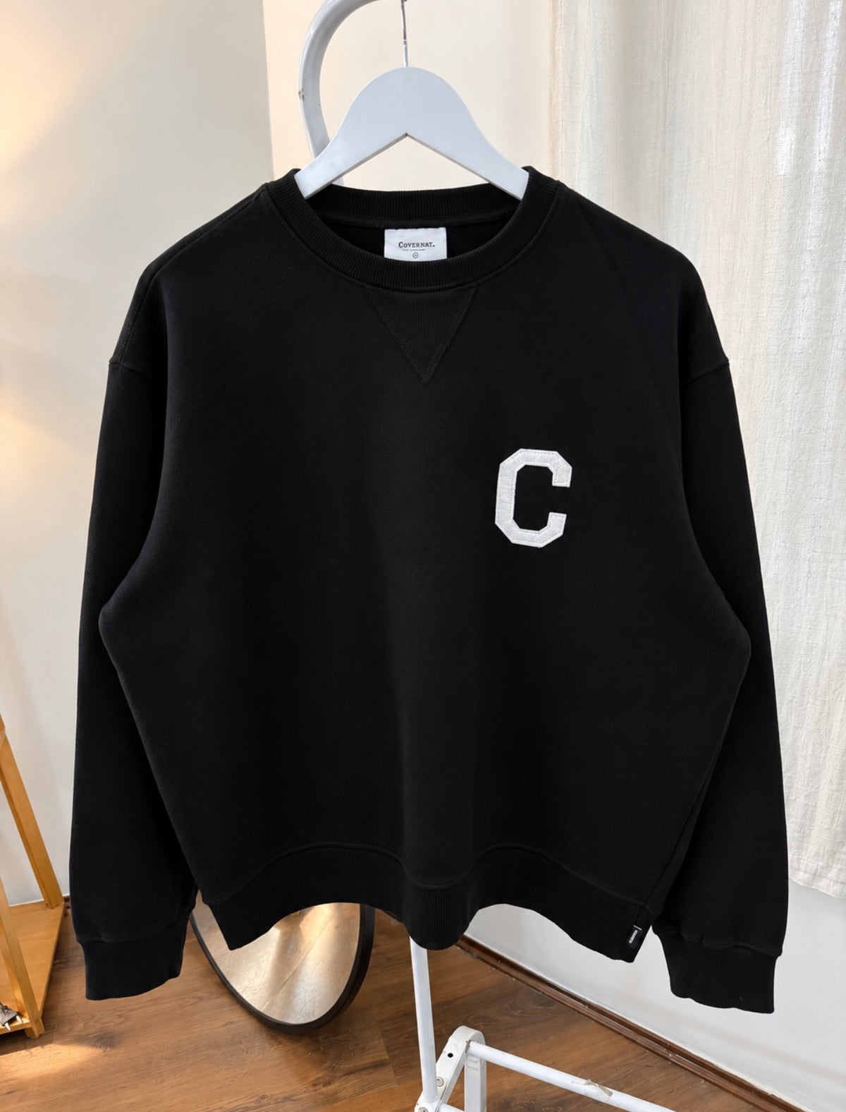 Covernat black heavyweight sweatshirt