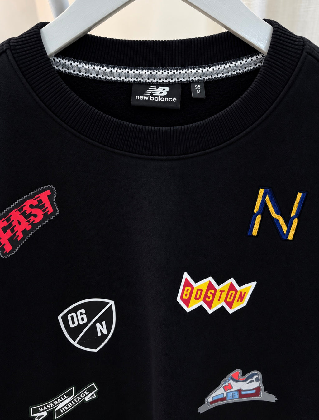 New balance patch logo’s sweatshirt